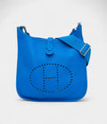 HMClemence Evelyne III 29 Blue Calf Leather Crossbody Bag