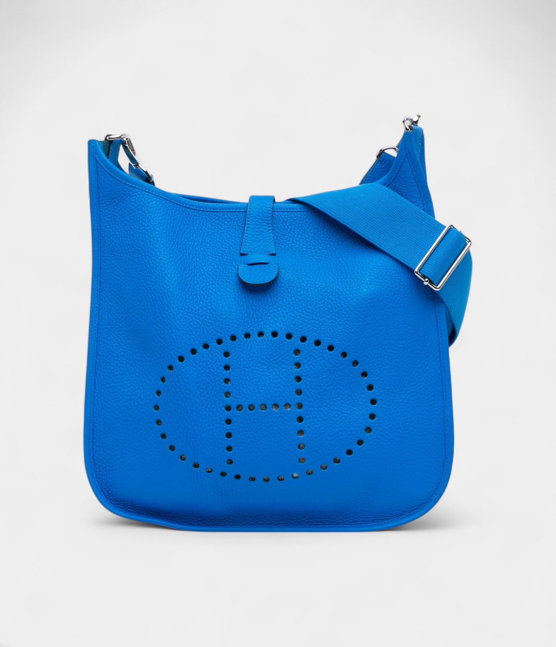 HMClemence Evelyne III 29 Blue Calf Leather Crossbody Bag