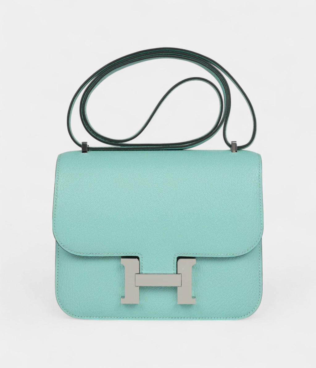 HMConstance 18 Aqua Chevre Palladium Hardware