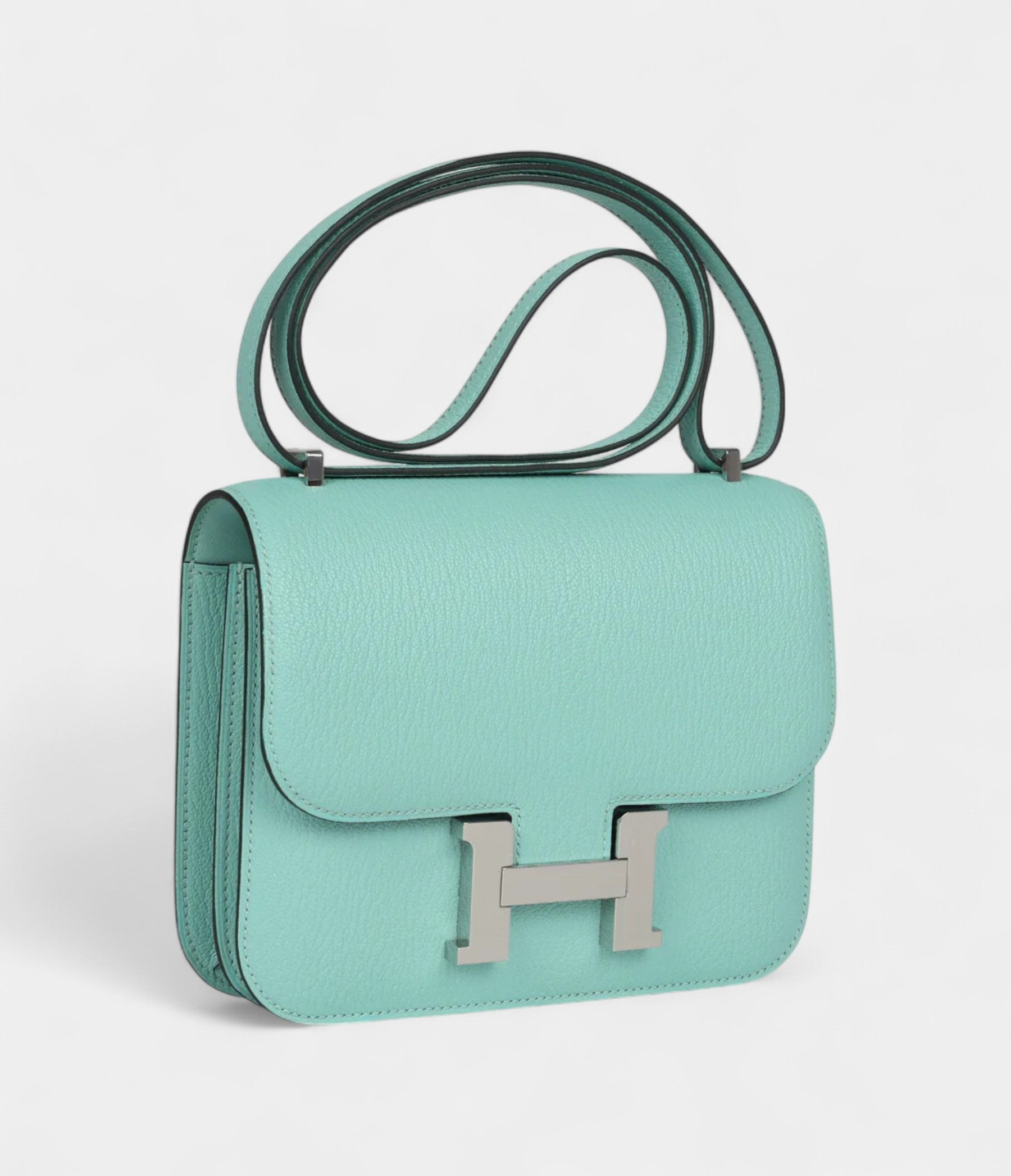 HMConstance 18 Aqua Chevre Palladium Hardware