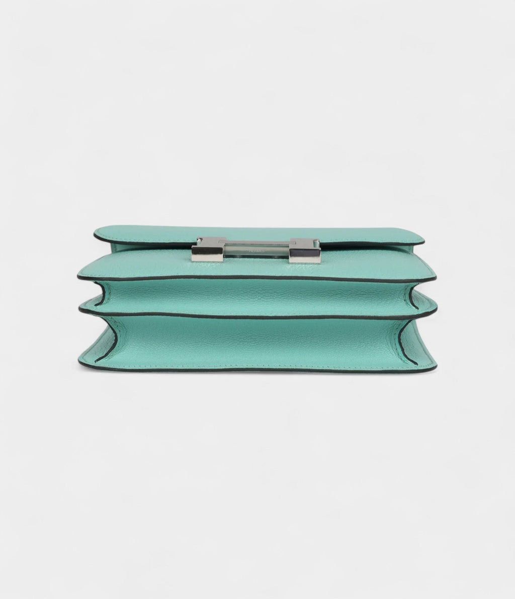 HMConstance 18 Aqua Chevre Palladium Hardware