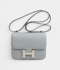 Hermes Constance 18 Bag Blue Glacier Epsom Palladium Hardware New