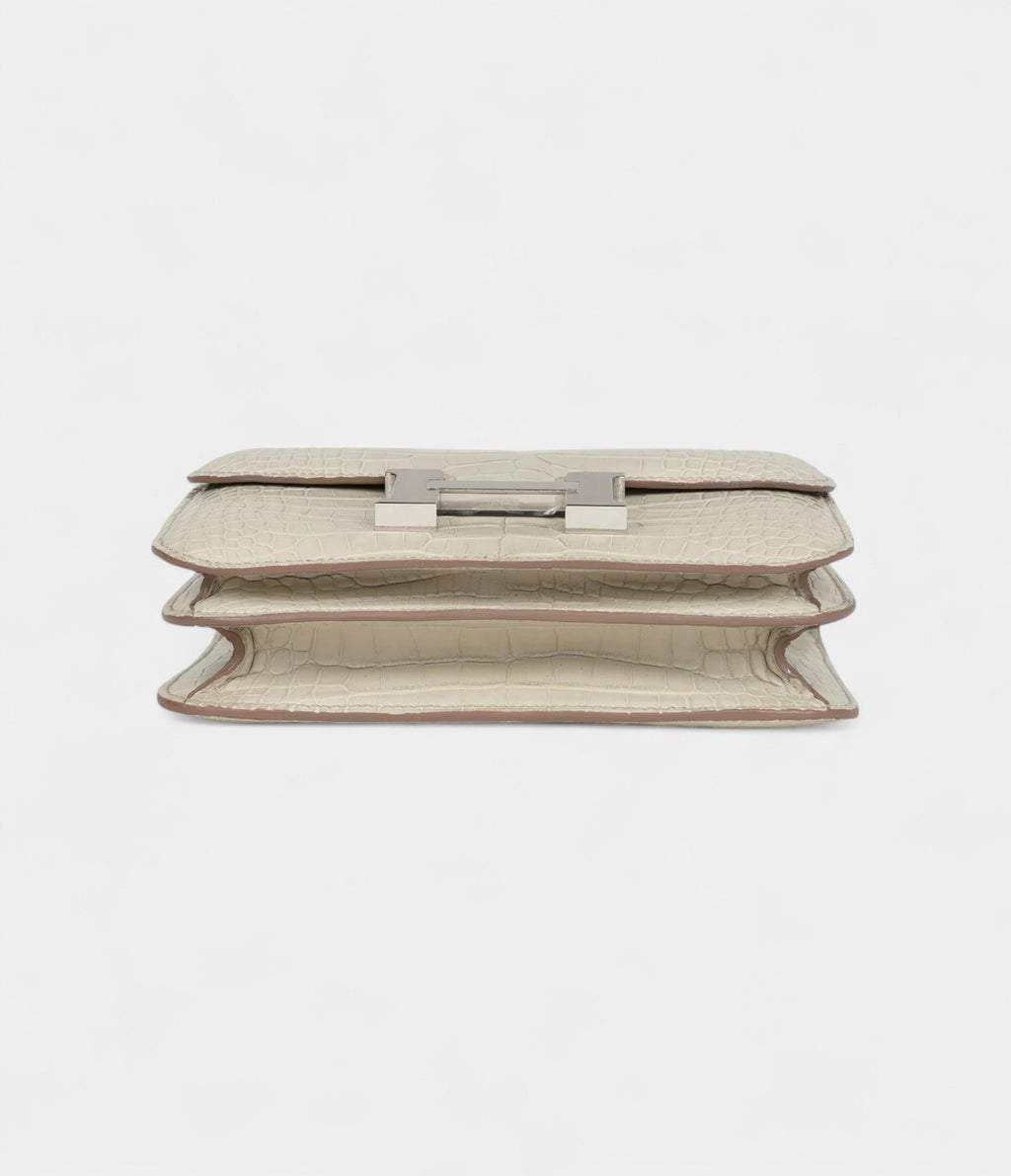 HMConstance 18 Beton Matte Alligator Palladium Hardware