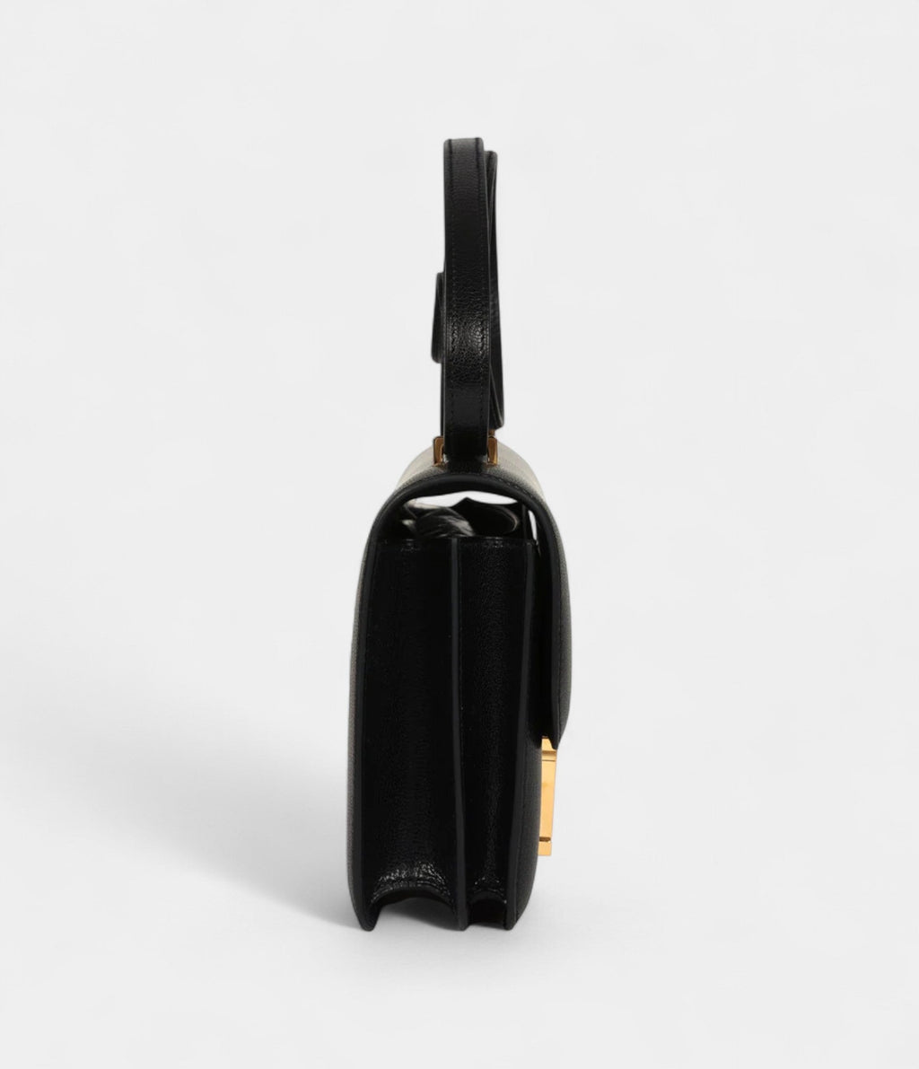 HMConstance 18 Black Chevre Chamkila Gold Hardware
