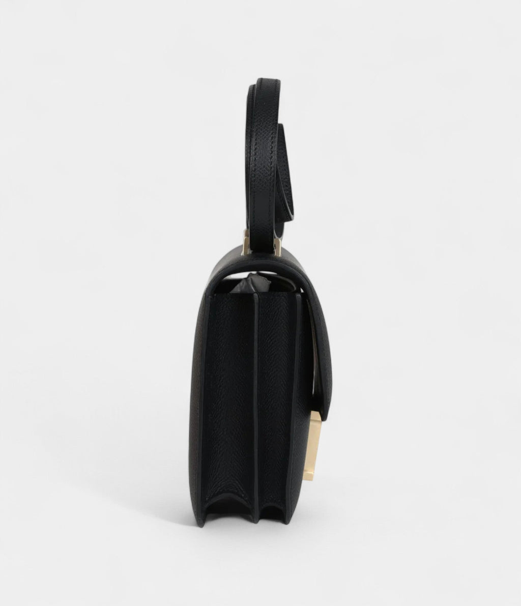 HMConstance 18 Black Epsom Brushed Gold Hardware