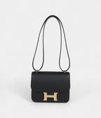 HMConstance 18 Black Epsom Brushed Gold Hardware