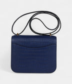 HMConstance 18 Bleu Saphir Matte Alligator Gold Hardware