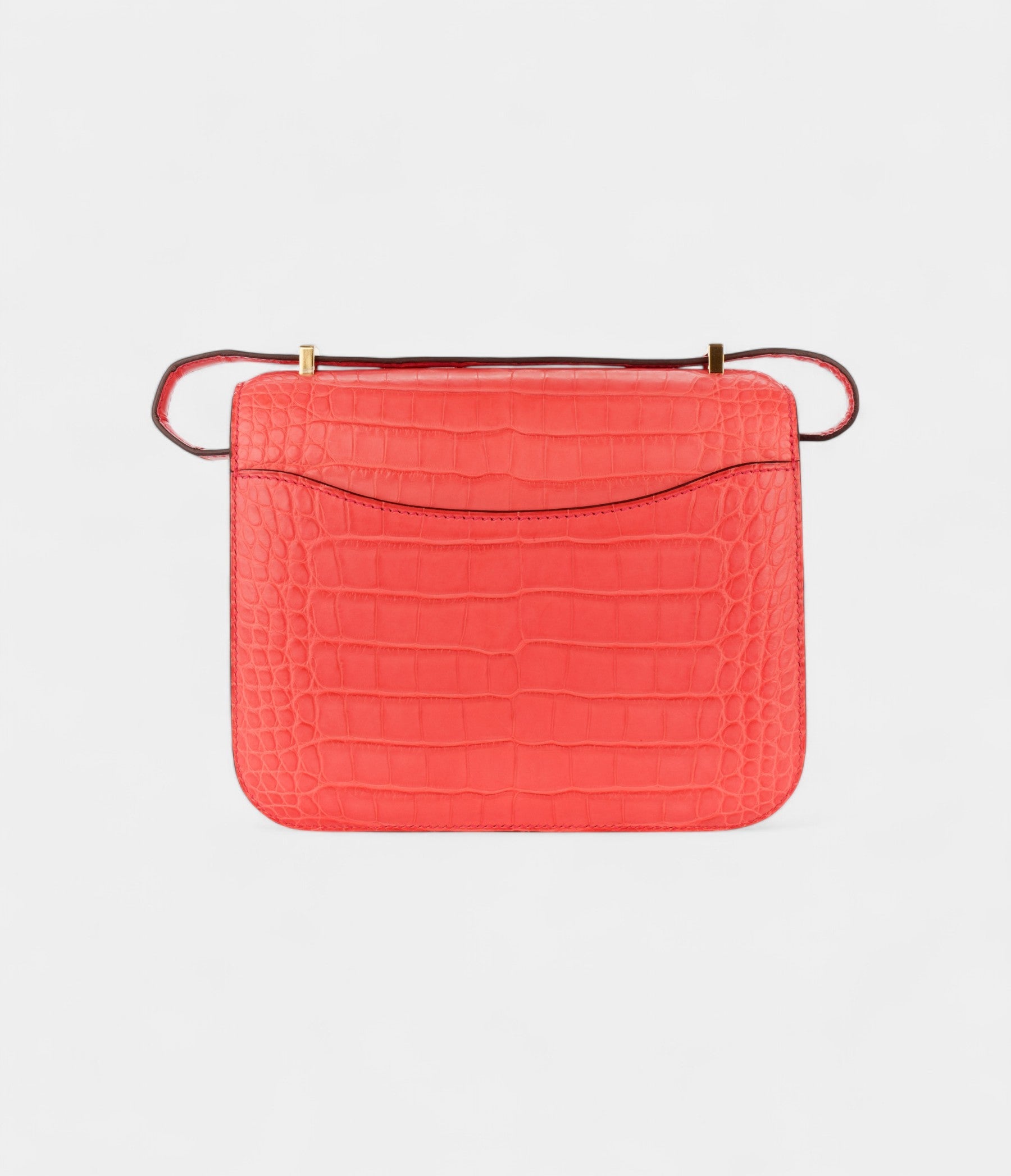 HMConstance 18 Bougainvillea Matte Alligator Gold Hardware