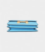 HMConstance 18 Celeste Epsom Gold Hardware