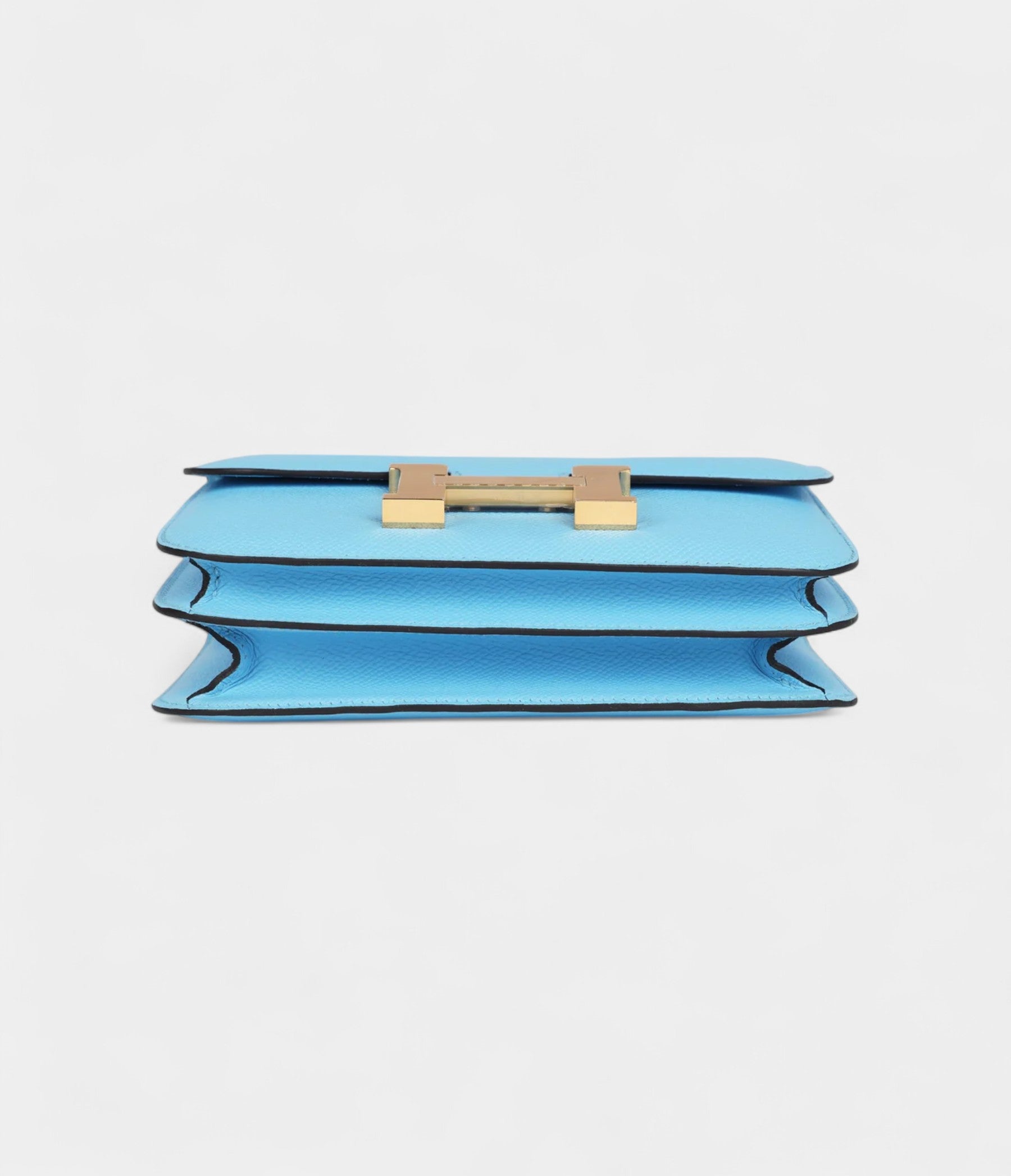 HMConstance 18 Celeste Epsom Gold Hardware