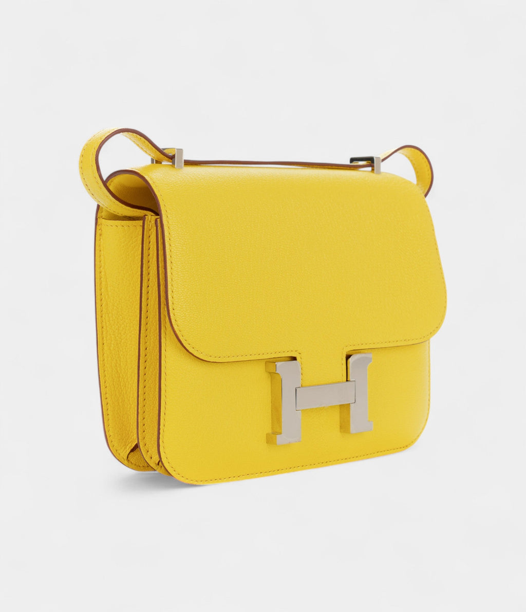 HMConstance 18 Chevre Mysore Jaune Citron Palladium Hardware