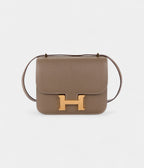 HMConstance 18 Etoupe Chevre Gold Hardware