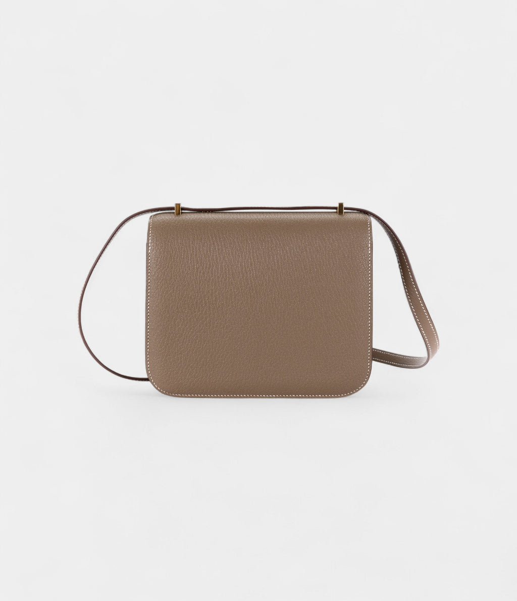 HMConstance 18 Etoupe Chevre Gold Hardware