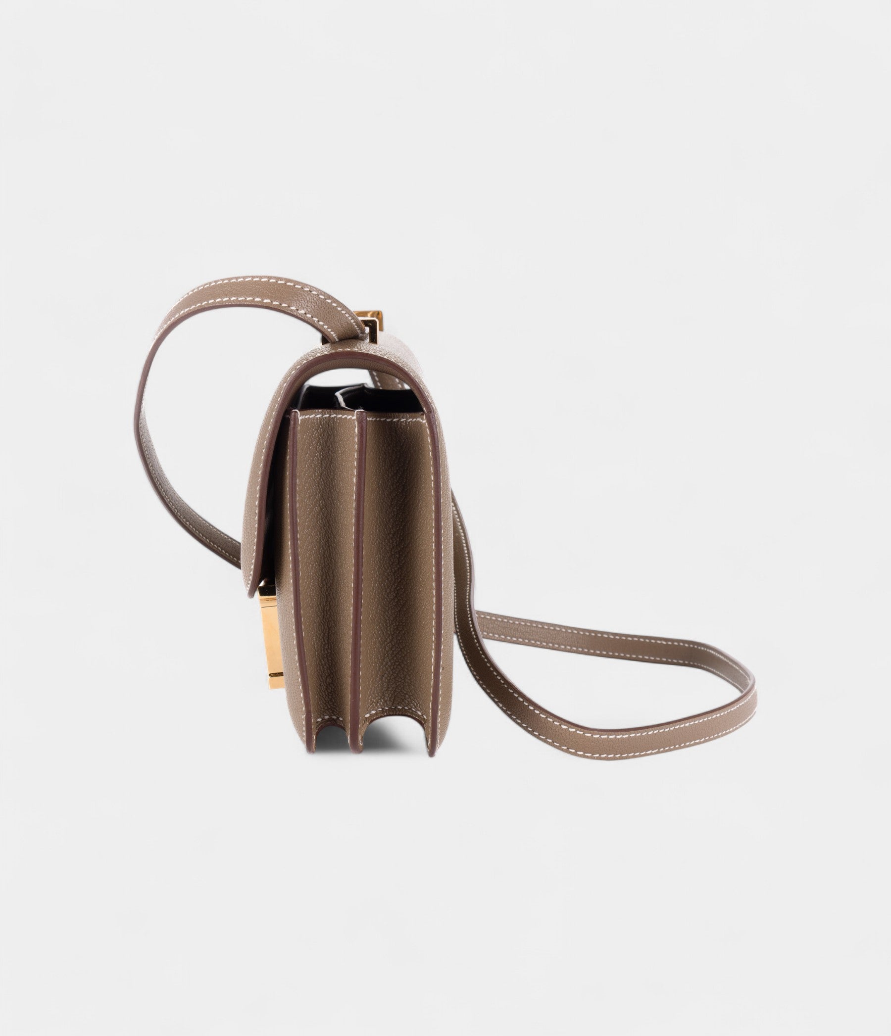 HMConstance 18 Etoupe Chevre Gold Hardware