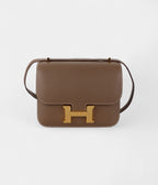 HMConstance 18 Etoupe Chevre Mysore Gold Hardware