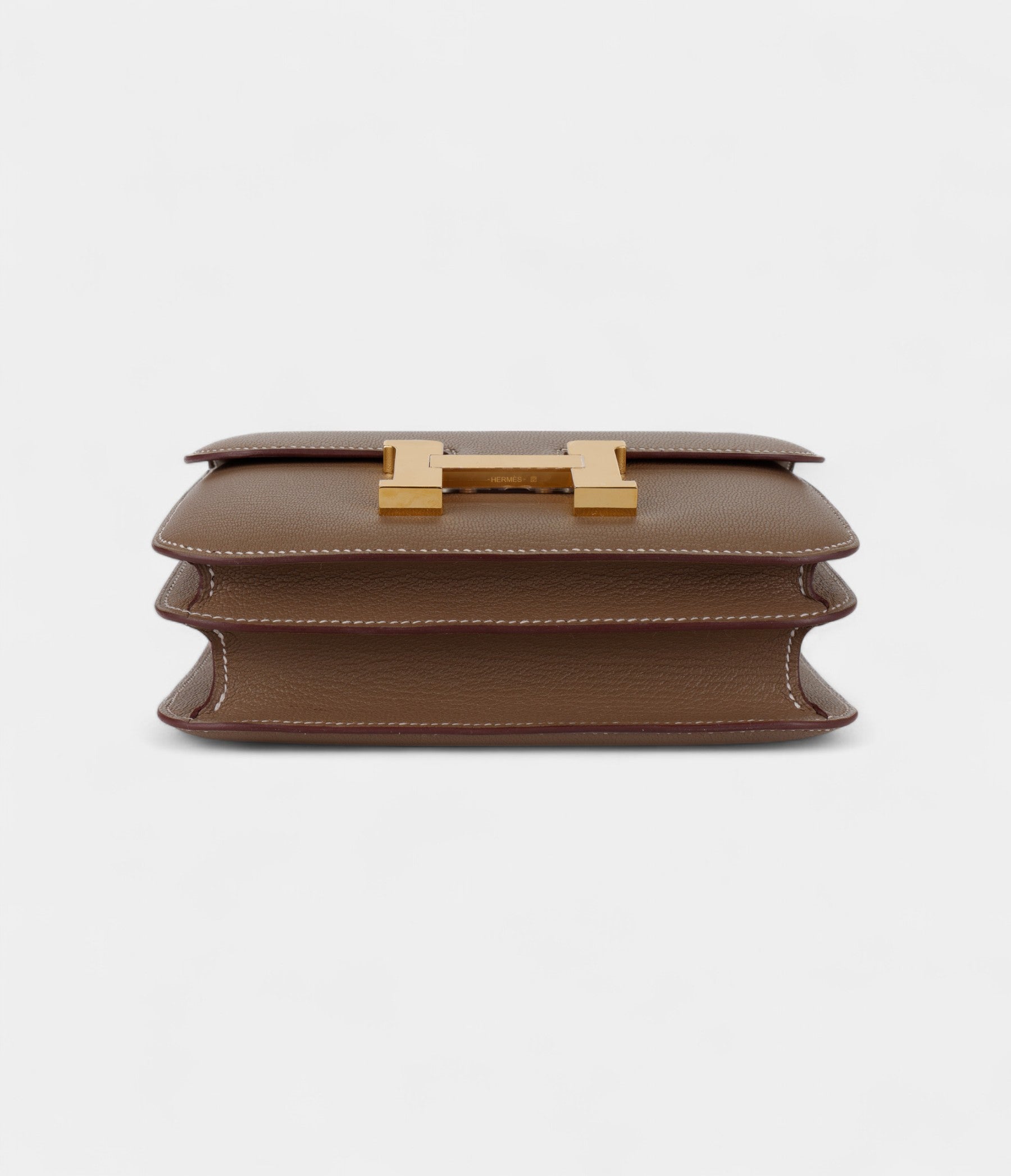 HMConstance 18 Etoupe Chevre Mysore Gold Hardware