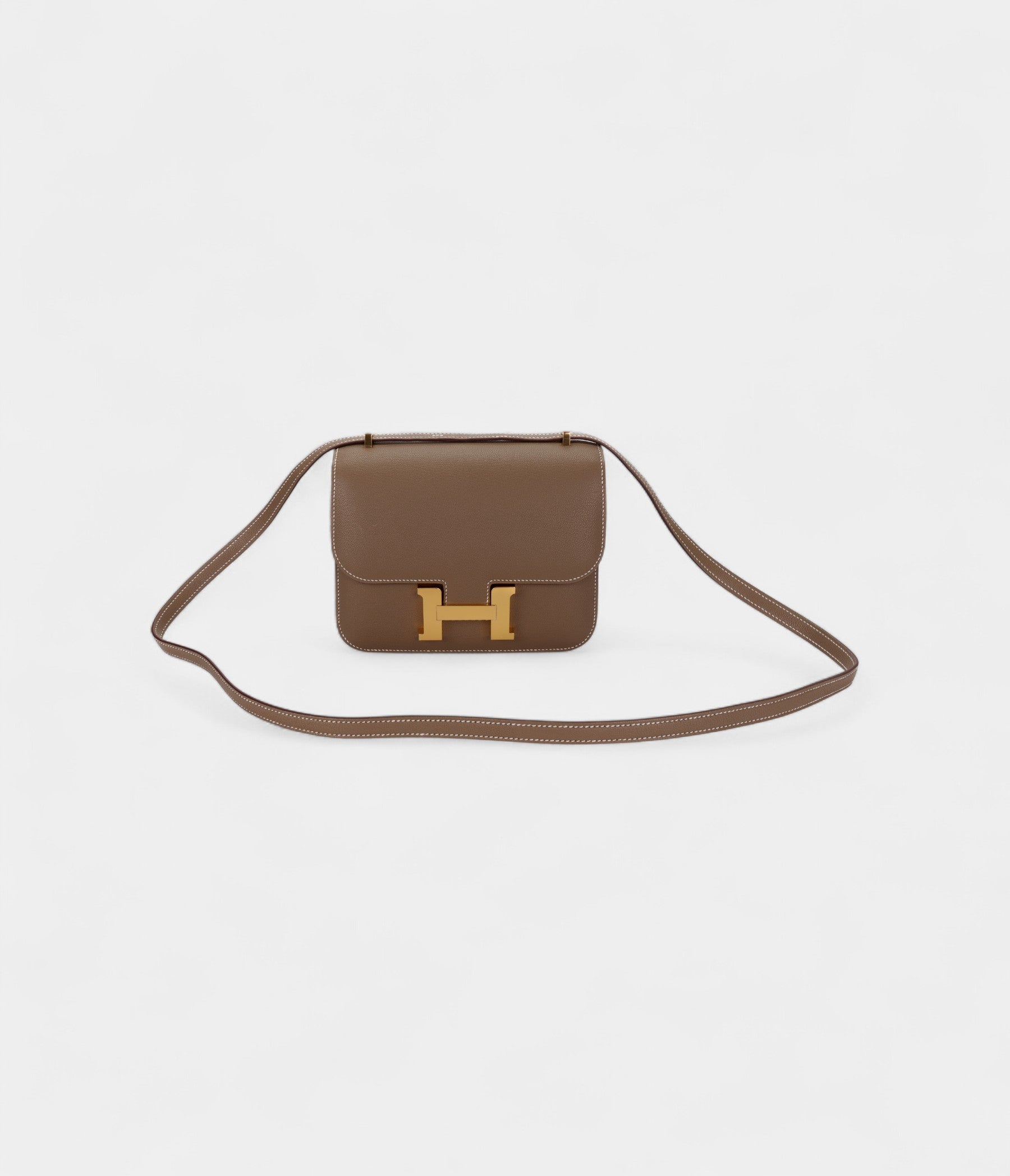 HMConstance 18 Etoupe Chevre Mysore Gold Hardware