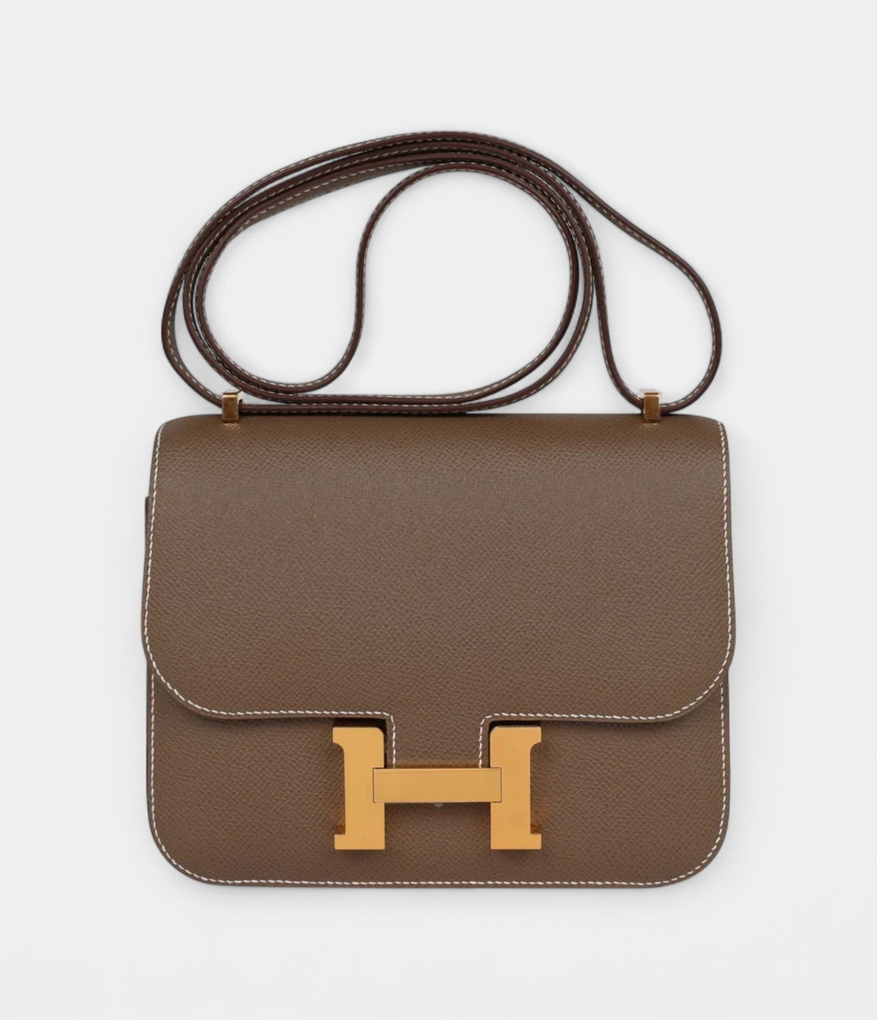 HMConstance 18 Etoupe Epsom Gold Hardware