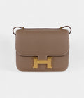 HMConstance 18 Etoupe Epsom Gold Hardware