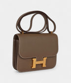 HMConstance 18 Etoupe Epsom Gold Hardware