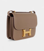 HMConstance 18 Etoupe Epsom Gold Hardware