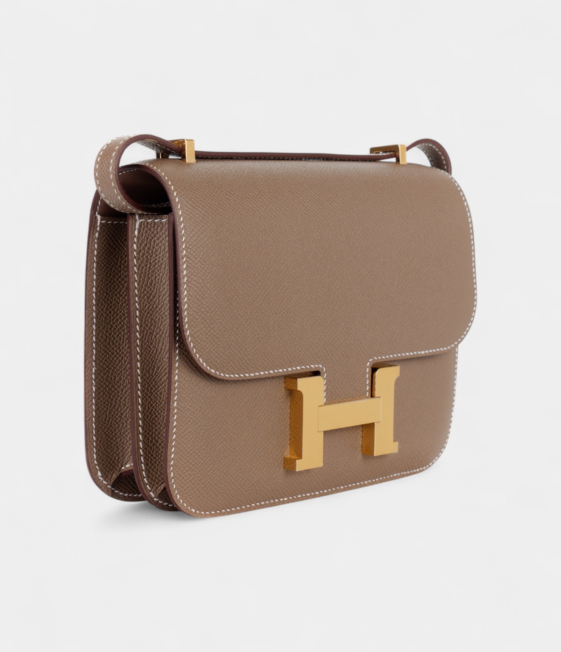 HMConstance 18 Etoupe Epsom Gold Hardware