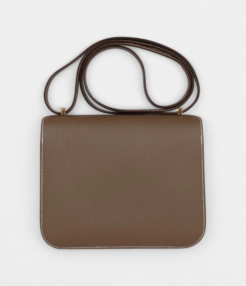 HMConstance 18 Etoupe Epsom Gold Hardware