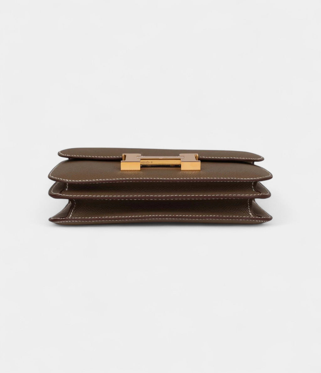 HMConstance 18 Etoupe Epsom Gold Hardware