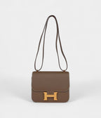 HMConstance 18 Etoupe Epsom Gold Hardware