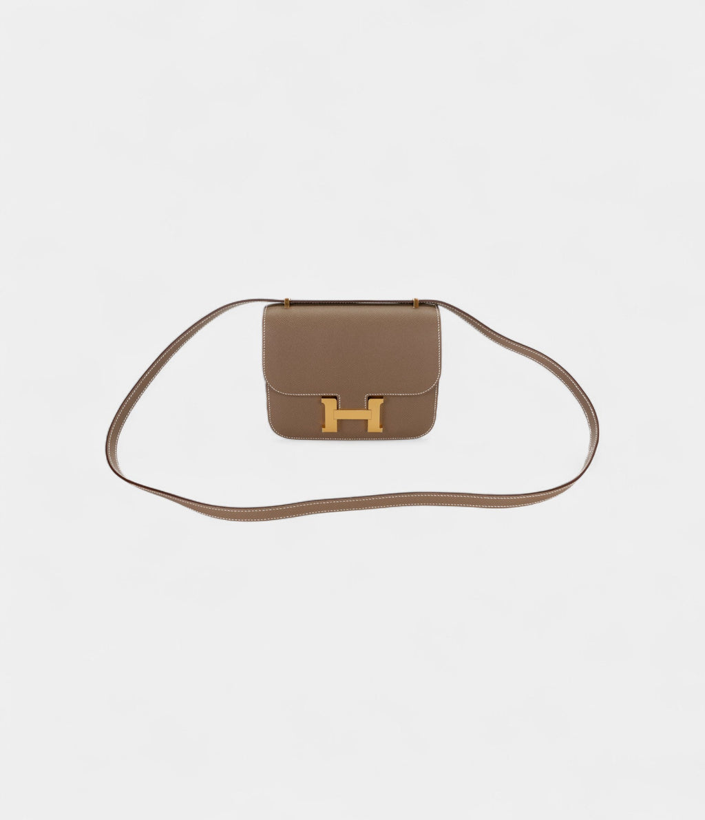 HMConstance 18 Etoupe Epsom Gold Hardware