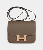 HMConstance 18 Etoupe Epsom Rose Gold Hardware