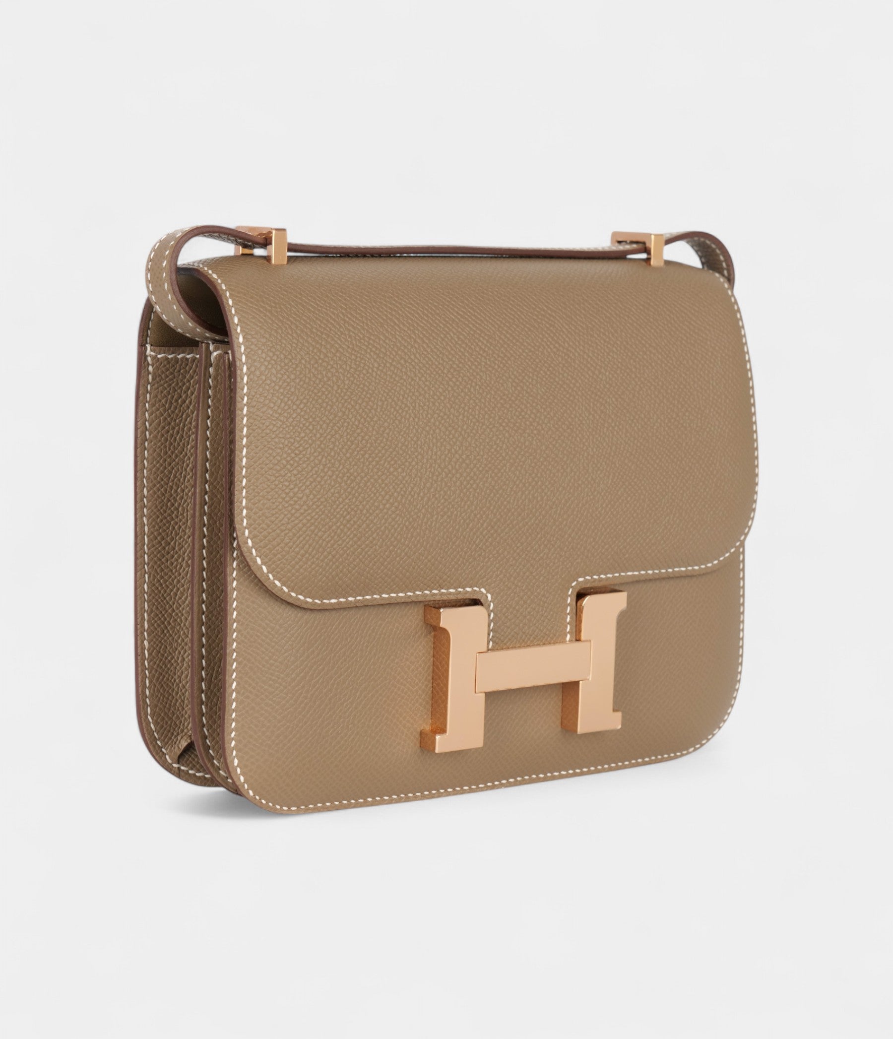 HMConstance 18 Etoupe Epsom Rose Gold Hardware
