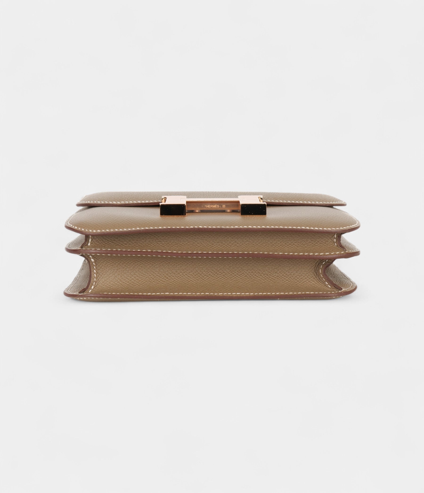HMConstance 18 Etoupe Epsom Rose Gold Hardware
