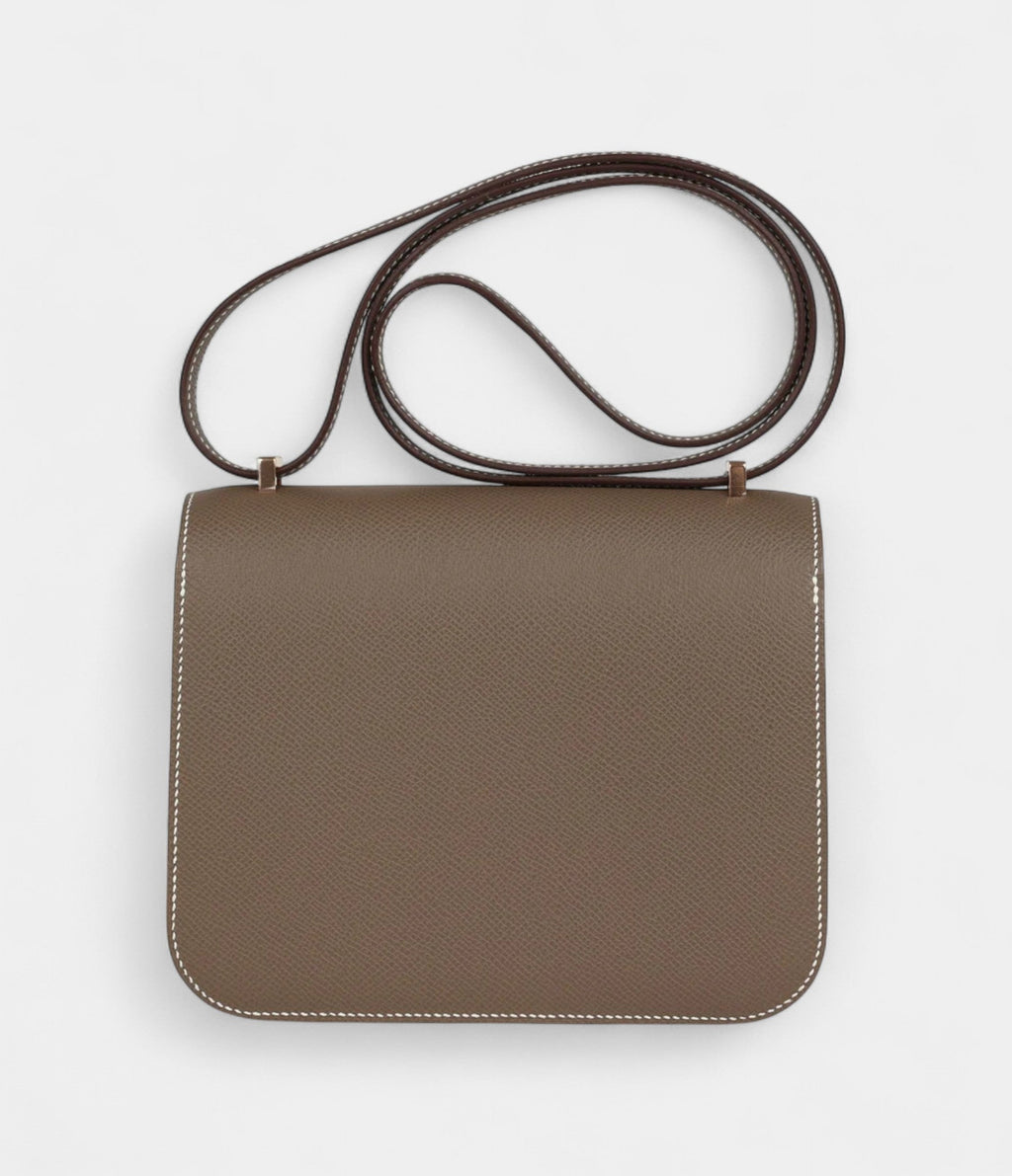 HMConstance 18 Etoupe Epsom Rose Gold Hardware
