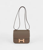HMConstance 18 Etoupe Epsom Rose Gold Hardware
