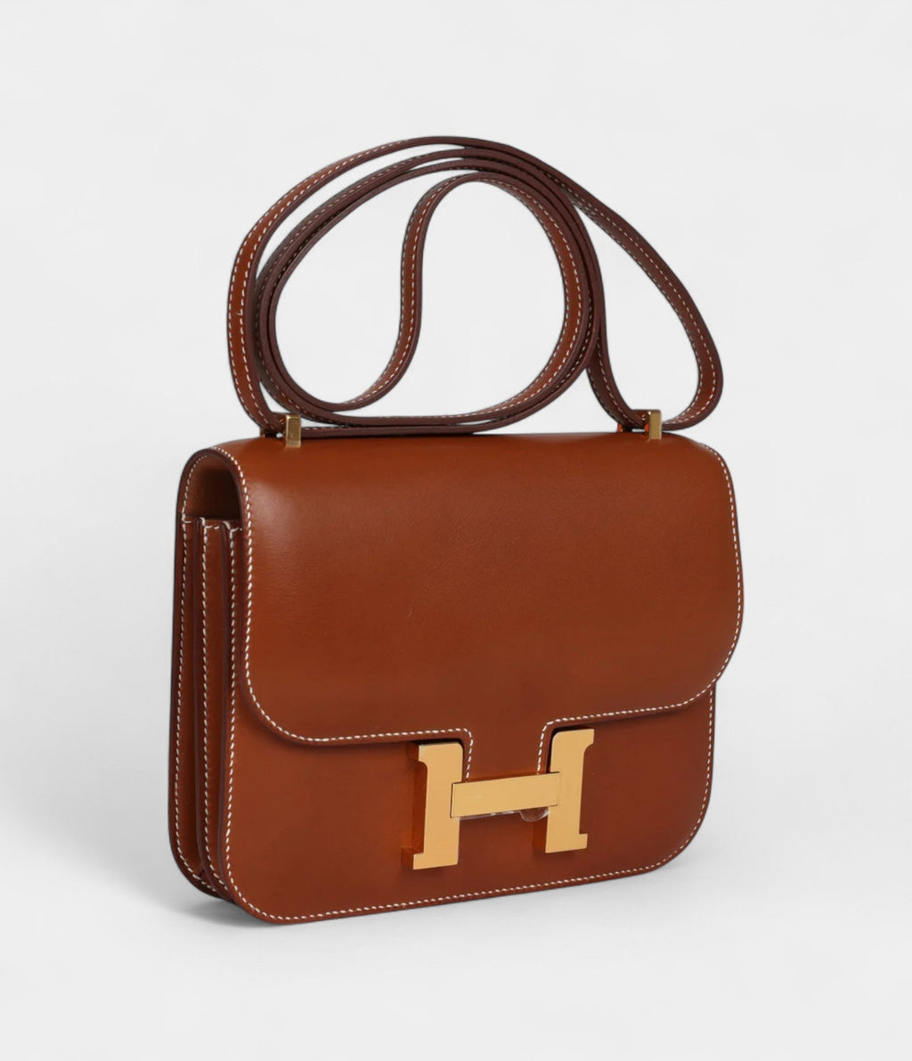 HMConstance 18 Fauve Barenia Gold Hardware