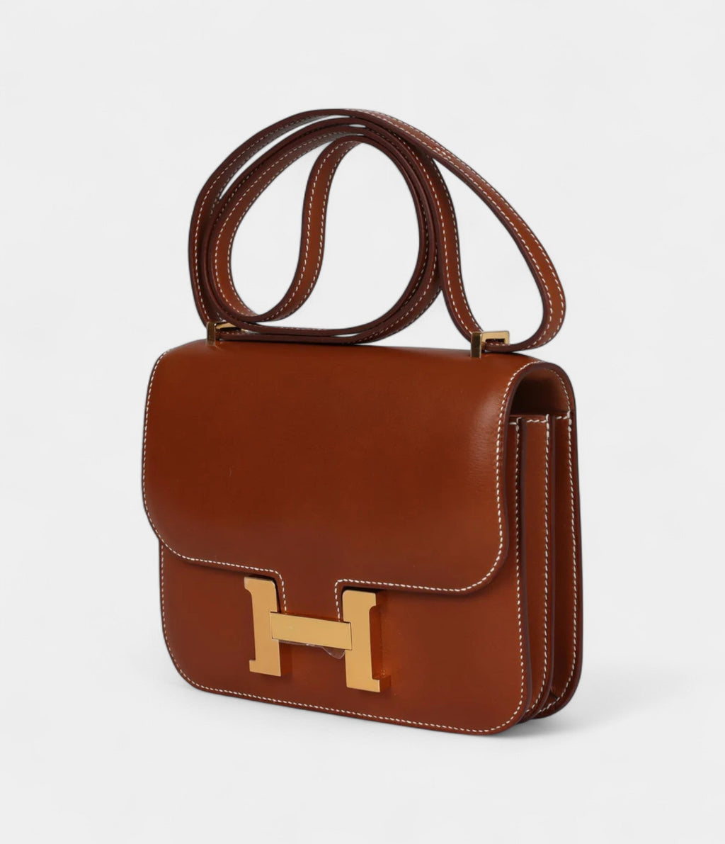 HMConstance 18 Fauve Barenia Gold Hardware