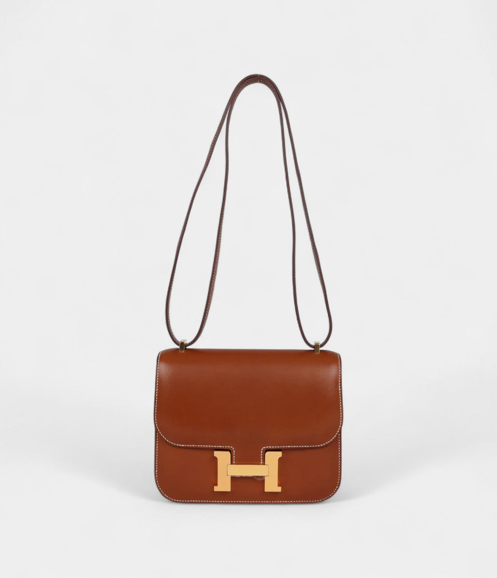 HMConstance 18 Fauve Barenia Gold Hardware