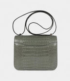 HMConstance 18 Gris Ciment Shiny Alligator Palladium Hardware