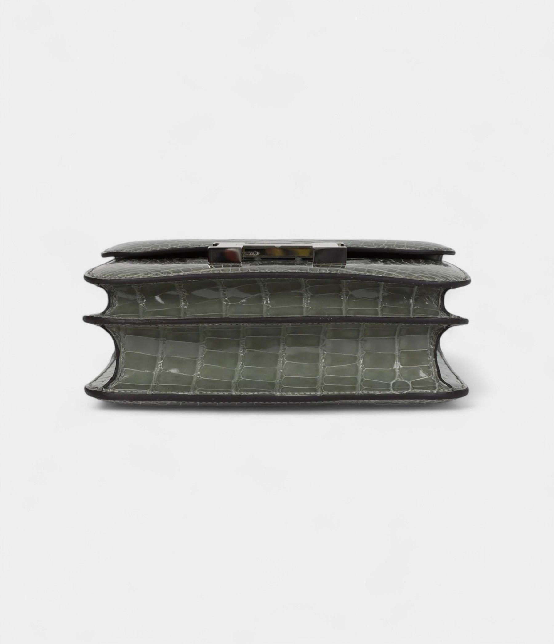 HMConstance 18 Gris Ciment Shiny Alligator Palladium Hardware
