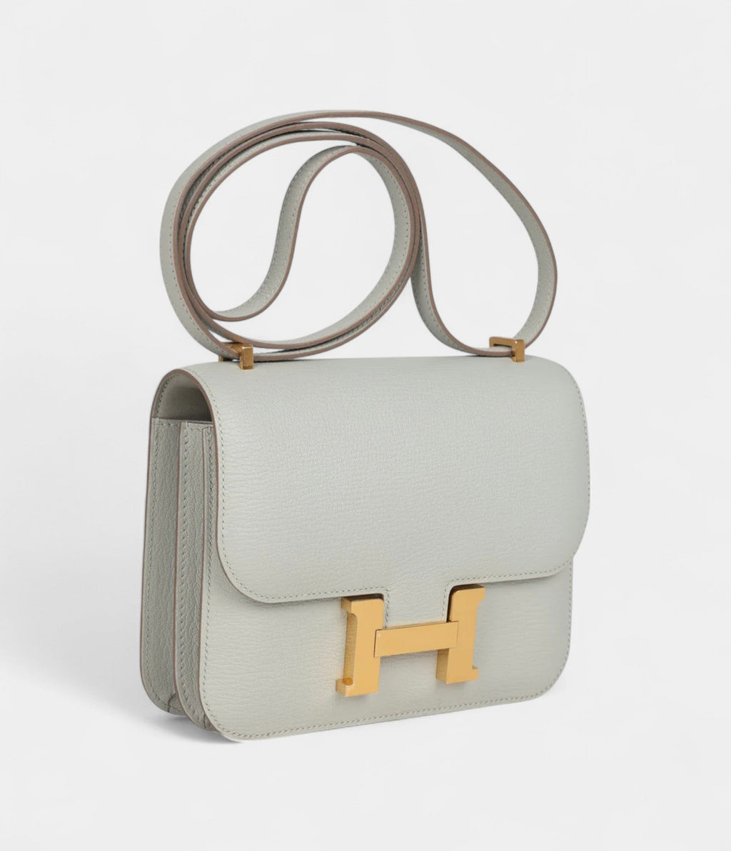 HMConstance 18 Gris Perle Chevre Mysore Gold Hardware