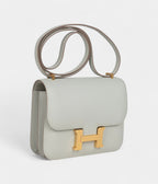 HMConstance 18 Gris Perle Chevre Mysore Gold Hardware
