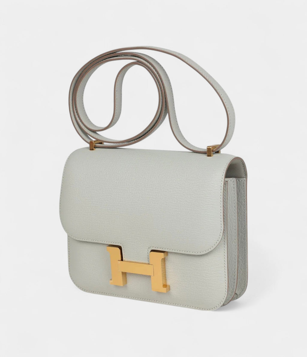 HMConstance 18 Gris Perle Chevre Mysore Gold Hardware