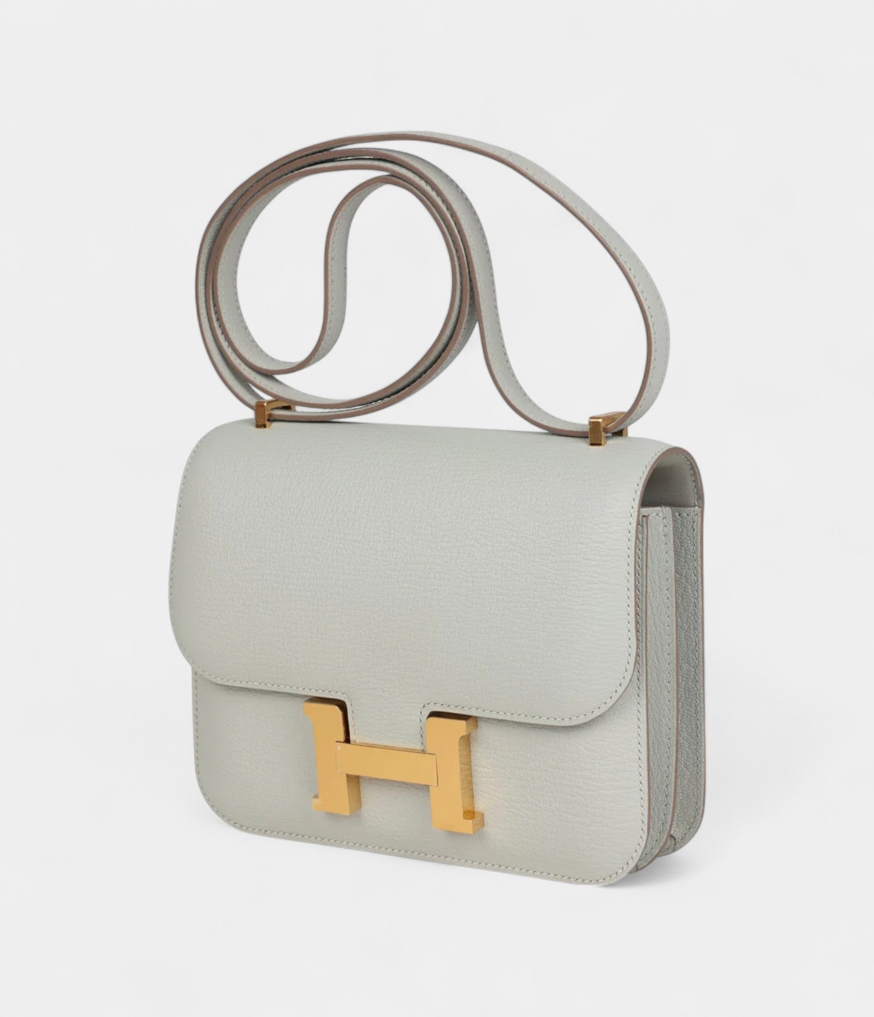 HMConstance 18 Gris Perle Chevre Mysore Gold Hardware