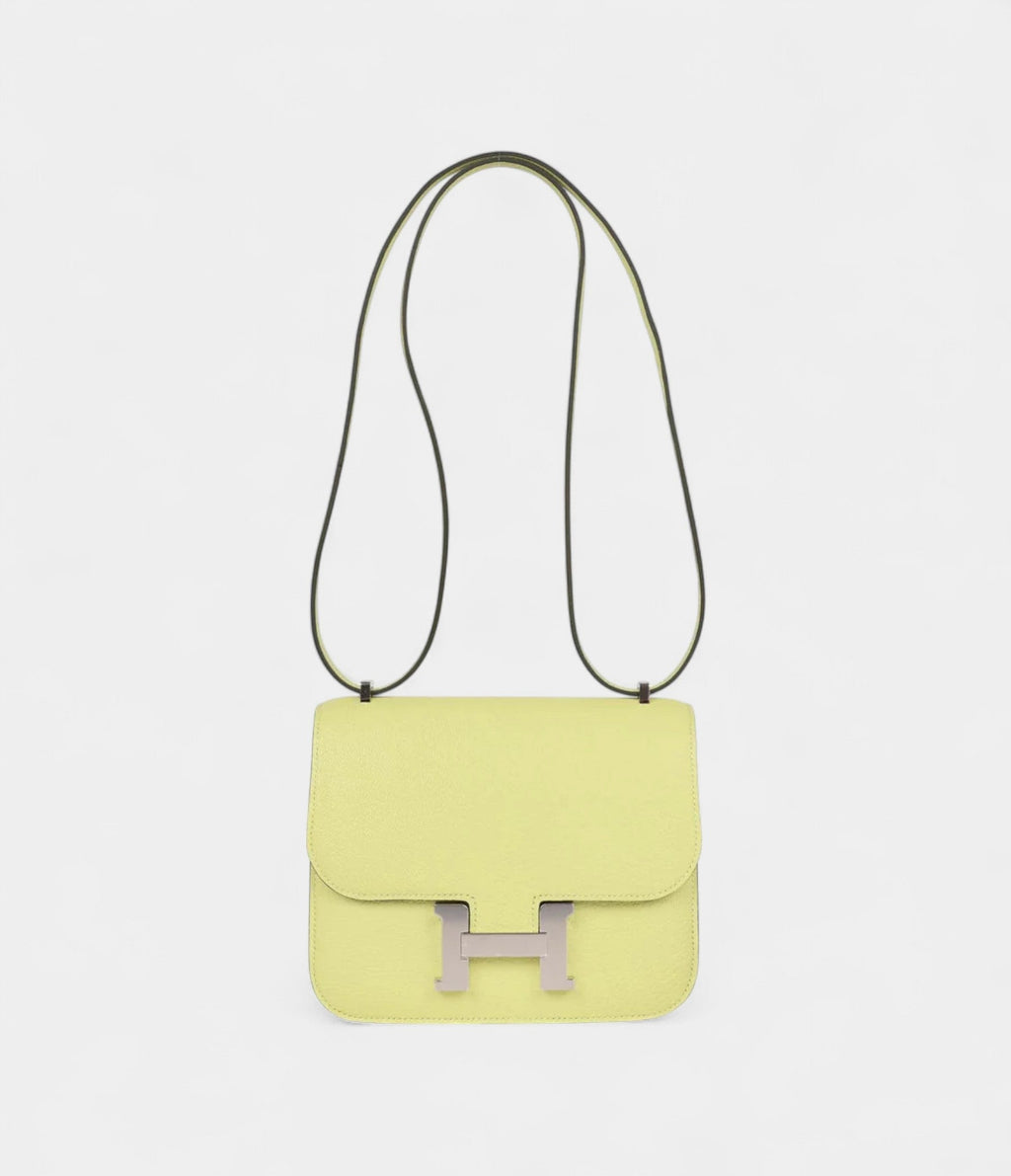 HMConstance 18 Jaune Bourgeon Chevre Palladium Hardware