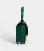HMConstance 18 Malachite Matte Alligator Gold Hardware