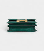 HMConstance 18 Malachite Matte Alligator Gold Hardware