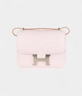 HMConstance 18 Mauve Pale Matte Alligator Palladium Hardware