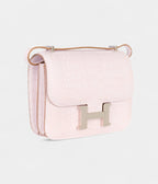 HMConstance 18 Mauve Pale Matte Alligator Palladium Hardware