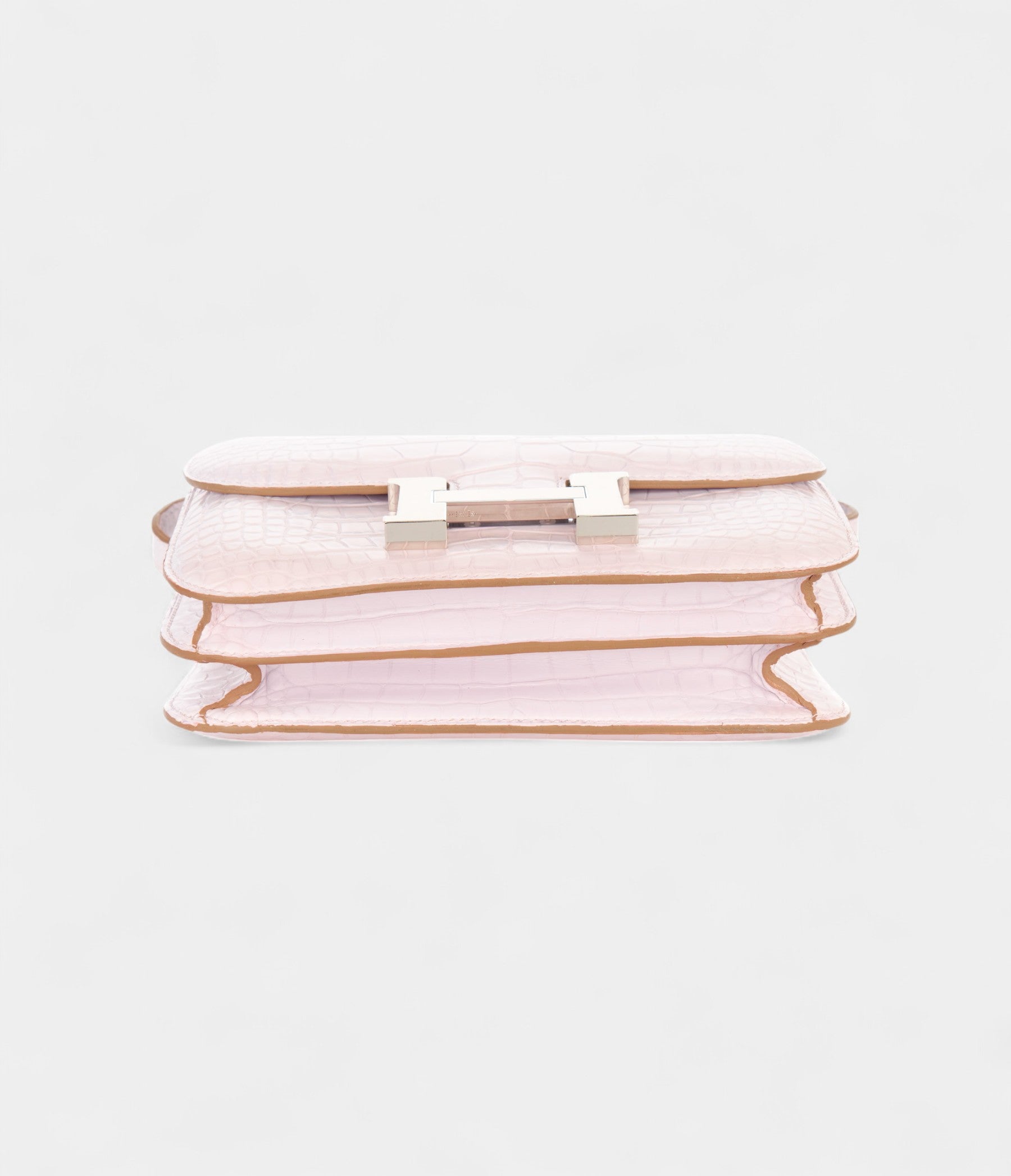 HMConstance 18 Mauve Pale Matte Alligator Palladium Hardware
